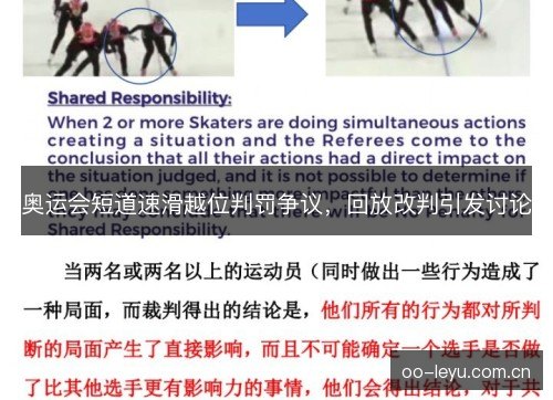 奥运会短道速滑越位判罚争议，回放改判引发讨论